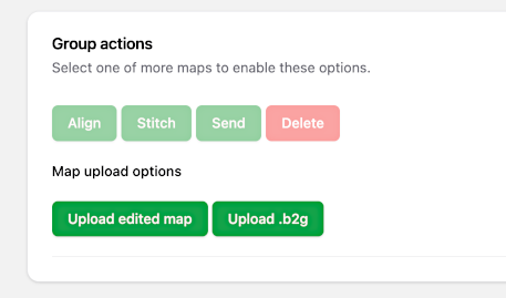 Uploading the scans in the Developer Portal